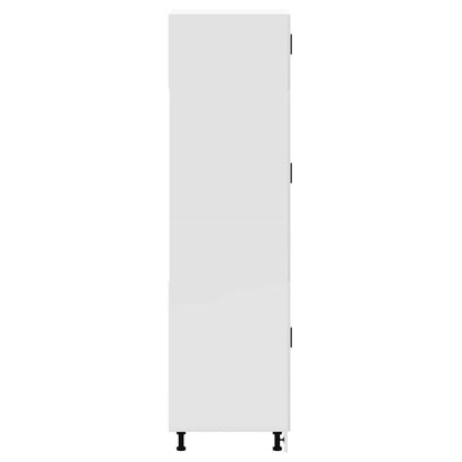 vidaXL Meuble haut de cuisine Porto blanc brillant en bois d'ingénierie