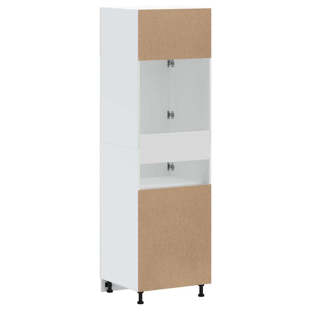 vidaXL Meuble haut de cuisine Porto blanc brillant en bois d'ingénierie