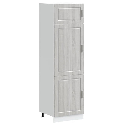 Küchenschrank Porto Grau Sonoma Holzwerkstoff