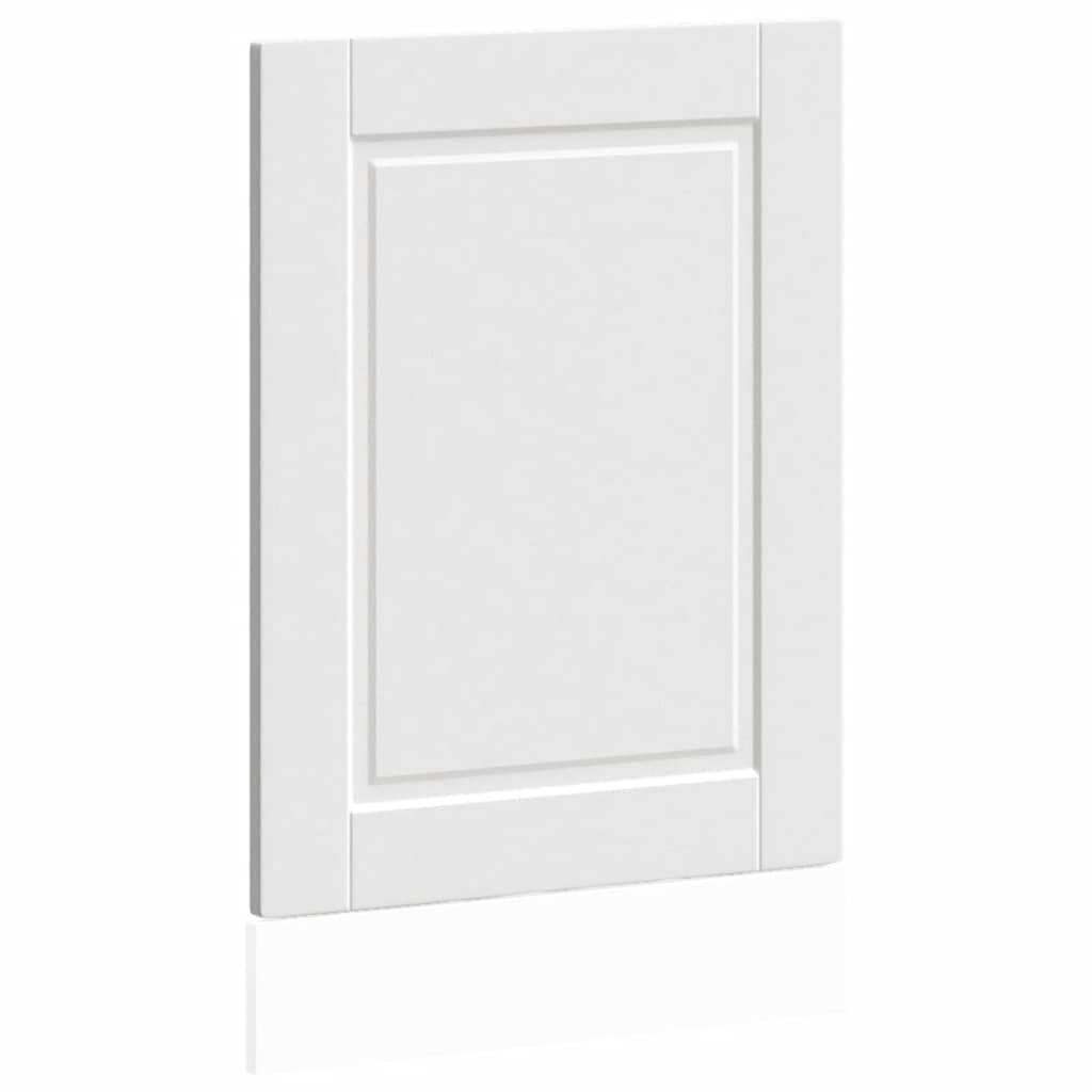 vidaXL Geschirrspülerblende Porto Weiß 45x1,5x67 cm Holzwerkstoff