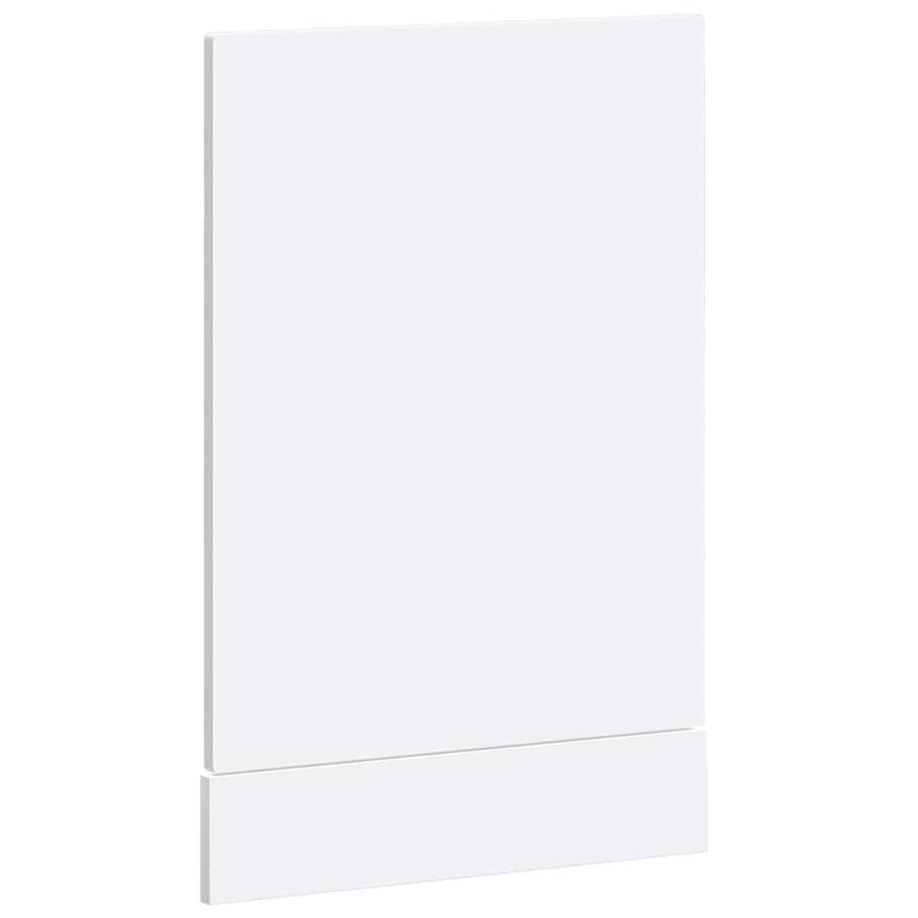 vidaXL Geschirrspülerblende Porto Weiß 45x1,5x67 cm Holzwerkstoff