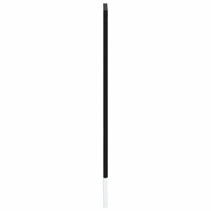 vidaXL Geschirrspülerblende Porto Schwarz 45x1,5x67 cm Holzwerkstoff