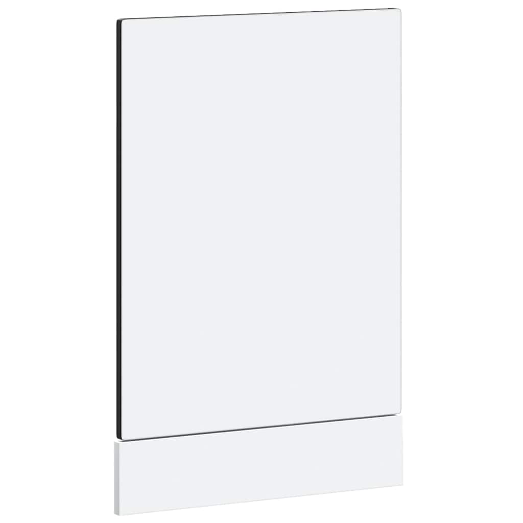 vidaXL Geschirrspülerblende Porto Schwarz 45x1,5x67 cm Holzwerkstoff