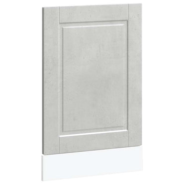 vidaXL Geschirrspülerblende Porto Betongrau 45x1,5x67 cm Holzwerkstoff