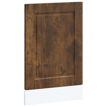 vidaXL Façade de lave-vaisselle Porto en chêne fumé 45 x 1,5 x 67 cm