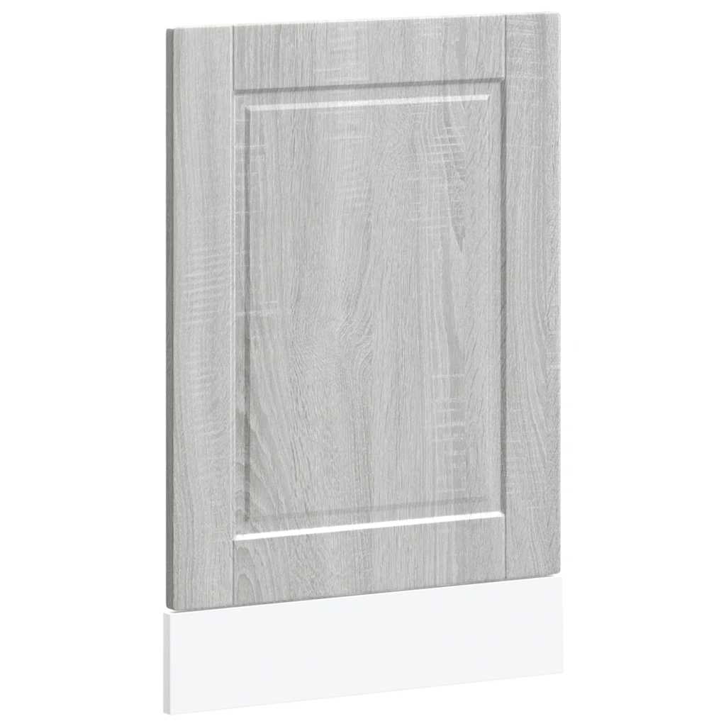 vidaXL Geschirrspülerblende Porto Grau Sonoma 45x1,5x67 cm