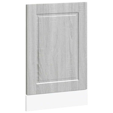 vidaXL Geschirrspülerblende Porto Grau Sonoma 45x1,5x67 cm