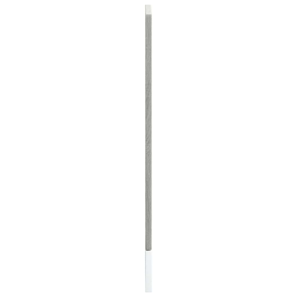 vidaXL Geschirrspülerblende Porto Grau Sonoma 45x1,5x67 cm