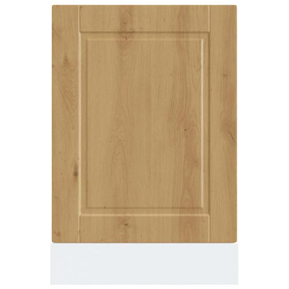 vidaXL Façade de lave-vaisselle Porto en chêne artisan 45x1,5x67 cm