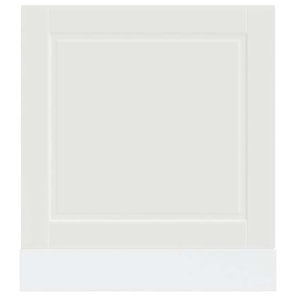 vidaXL Geschirrspülerblende Porto Weiß 60x1,5x67 cm Holzwerkstoff