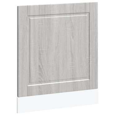 vidaXL Geschirrspülerblende Porto Grau Sonoma 60x1,5x67 cm