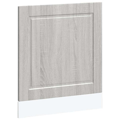 vidaXL Geschirrspülerblende Porto Grau Sonoma 60x1,5x67 cm