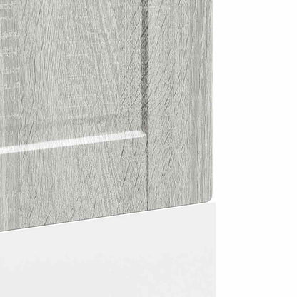 vidaXL Geschirrspülerblende Porto Grau Sonoma 60x1,5x67 cm