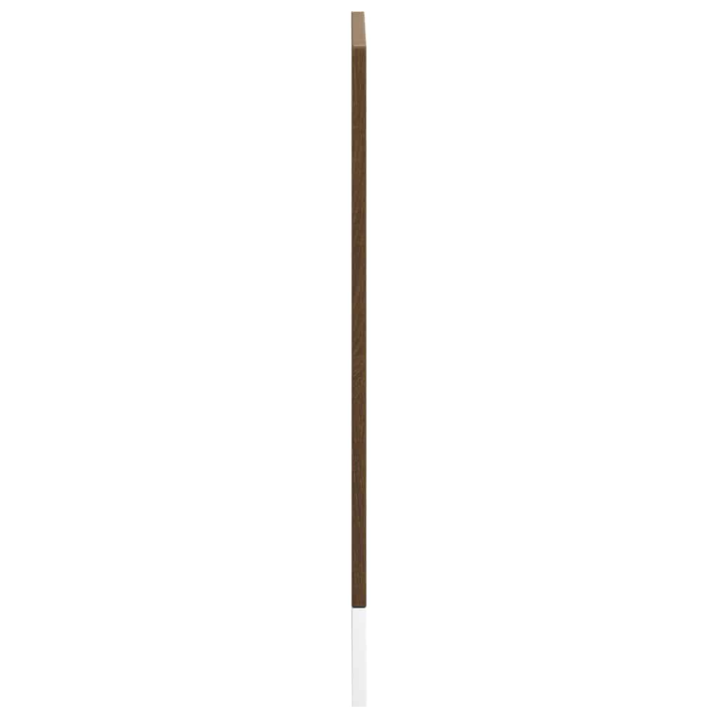 vidaXL Habillage de lave-vaisselle Porto aspect chêne marron 60x1,5x67 cm