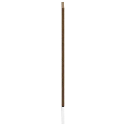 vidaXL Habillage de lave-vaisselle Porto aspect chêne marron 60x1,5x67 cm