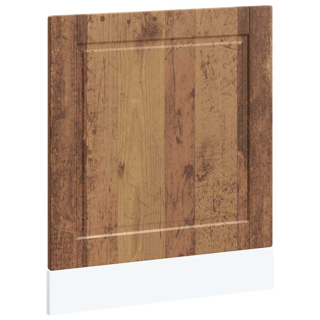 vidaXL Geschirrspülerblende Porto Altholz-Optik 60x1,5x67 cm