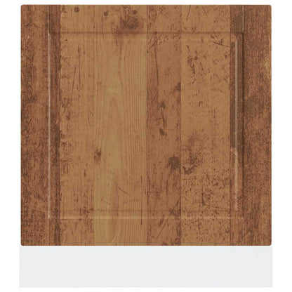 vidaXL Geschirrspülerblende Porto Altholz-Optik 60x1,5x67 cm