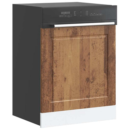 vidaXL Geschirrspülerblende Porto Altholz-Optik 60x1,5x67 cm