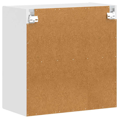 vidaXL Küchen-Hängeschrank mit Glastür Porto Weiß