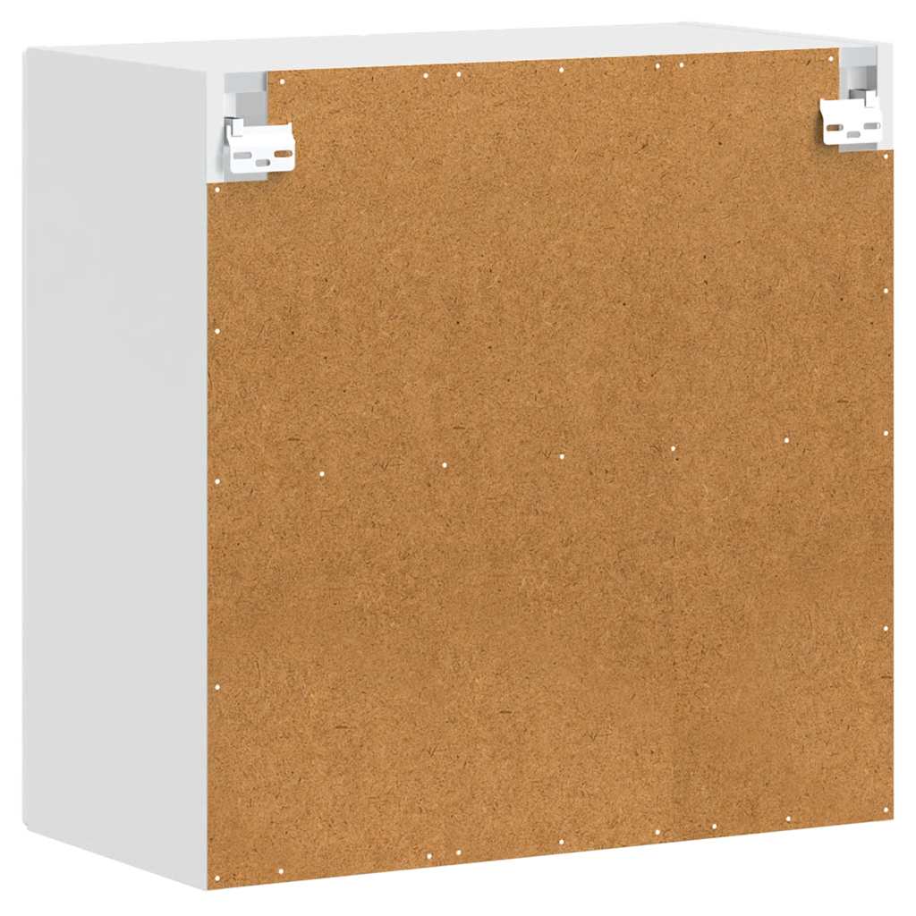 Küchen-Hängeschrank mit Glastür Porto Hochglanz-Weiß