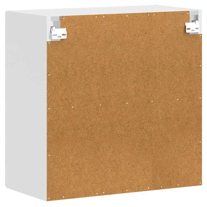 Küchen-Hängeschrank mit Glastür Porto Hochglanz-Weiß