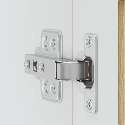 vidaXL Küchen-Hängeschrank mit Glastür Porto Sonoma-Eiche