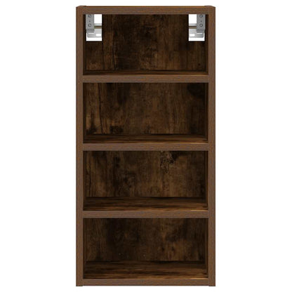 vidaXL Meuble haut Riga chêne fumé 30x29,5x60 cm bois d'ingénierie