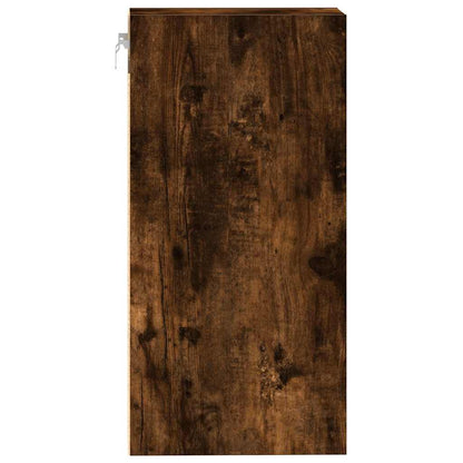 vidaXL Meuble haut Riga chêne fumé 30x29,5x60 cm bois d'ingénierie
