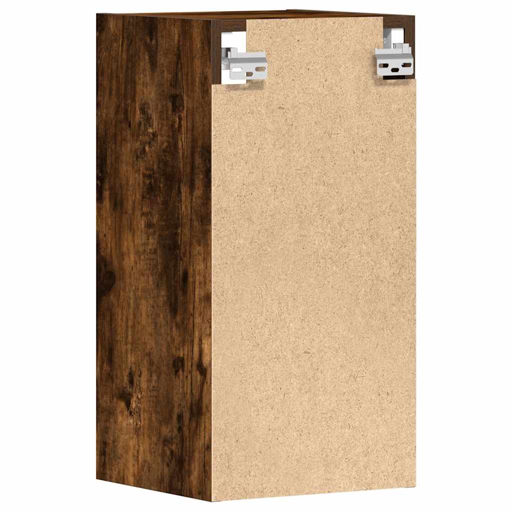 vidaXL Meuble haut Riga chêne fumé 30x29,5x60 cm bois d'ingénierie