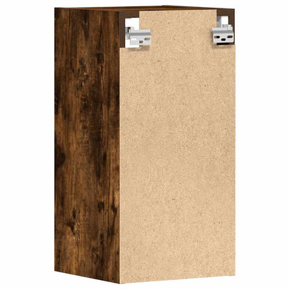 vidaXL Meuble haut Riga chêne fumé 30x29,5x60 cm bois d'ingénierie