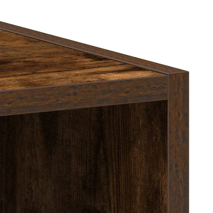 vidaXL Meuble haut Riga chêne fumé 30x29,5x60 cm bois d'ingénierie
