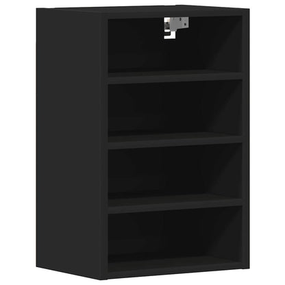 vidaXL Hängeschrank Riga Schwarz 40x29,5x60 cm Holzwerkstoff