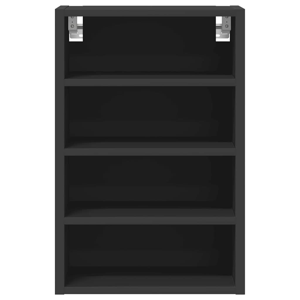 vidaXL Hängeschrank Riga Schwarz 40x29,5x60 cm Holzwerkstoff