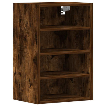 vidaXL Armoire haute Riga, chêne fumé, 40x29,5x60 cm, bois d'ingénierie