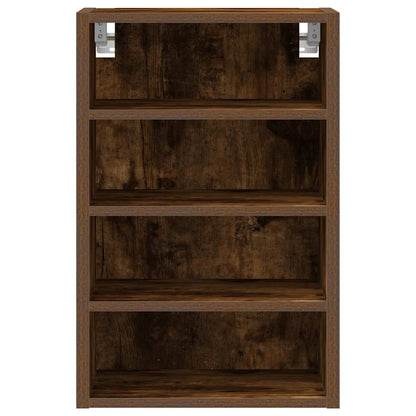 vidaXL Armoire haute Riga, chêne fumé, 40x29,5x60 cm, bois d'ingénierie