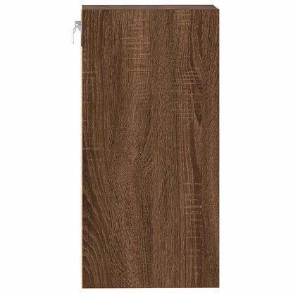 vidaXL Meuble haut Riga aspect chêne marron 40x29,5x60 cm bois d'ingénierie