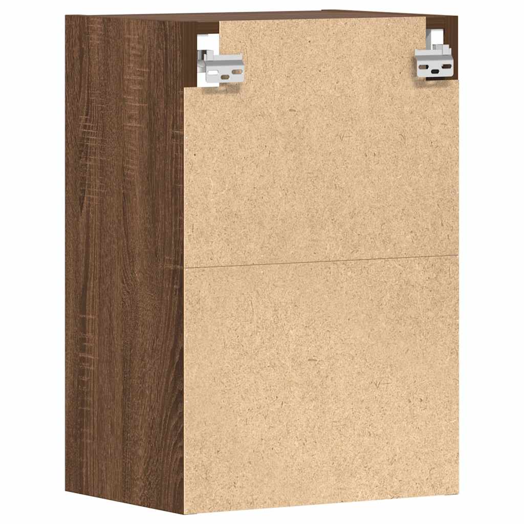 vidaXL Meuble haut Riga aspect chêne marron 40x29,5x60 cm bois d'ingénierie