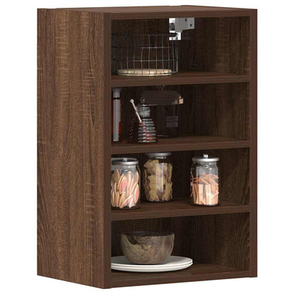 vidaXL Meuble haut Riga aspect chêne marron 40x29,5x60 cm bois d'ingénierie