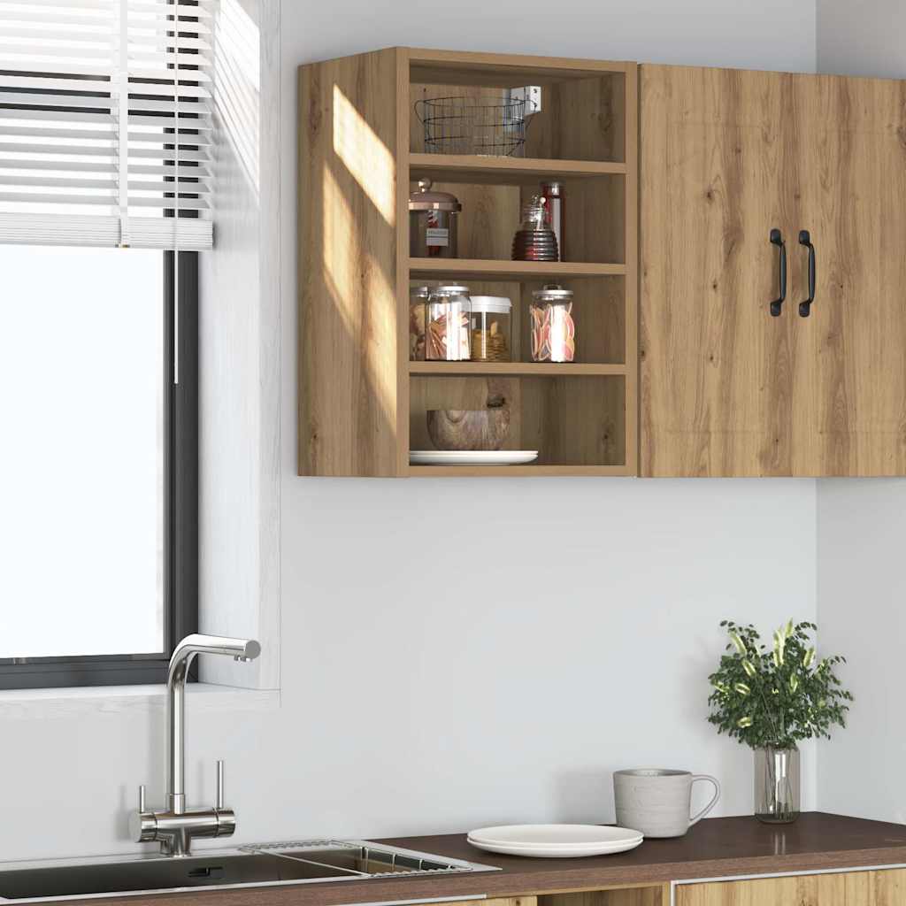vidaXL Hängeschrank Riga Artisan-Eiche 40x29,5x60 cm Holzwerkstoff