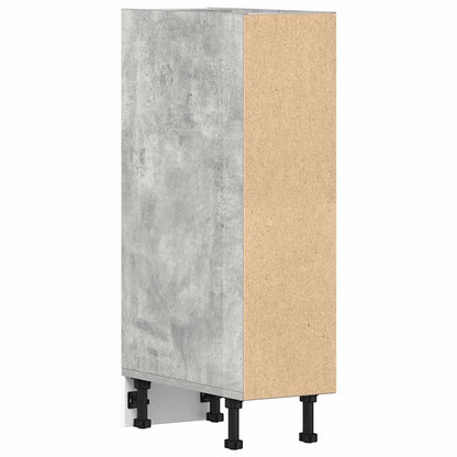 vidaXL Meuble bas Riga gris béton 20x44,5x81,5 cm bois d'ingénierie
