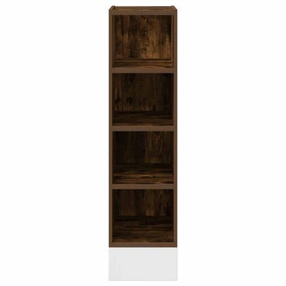 vidaXL Unterschrank Riga Räuchereiche 20x44,5x81,5 cm Holzwerkstoff