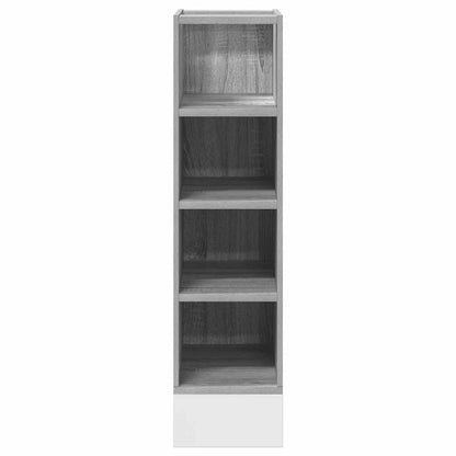 vidaXL Unterschrank Riga Grau Sonoma 20x44,5x81,5 cm Holzwerkstoff