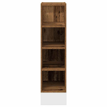 vidaXL Meuble bas aspect bois de récupération 20x44,5x81,5 cm, bois d'ingénierie