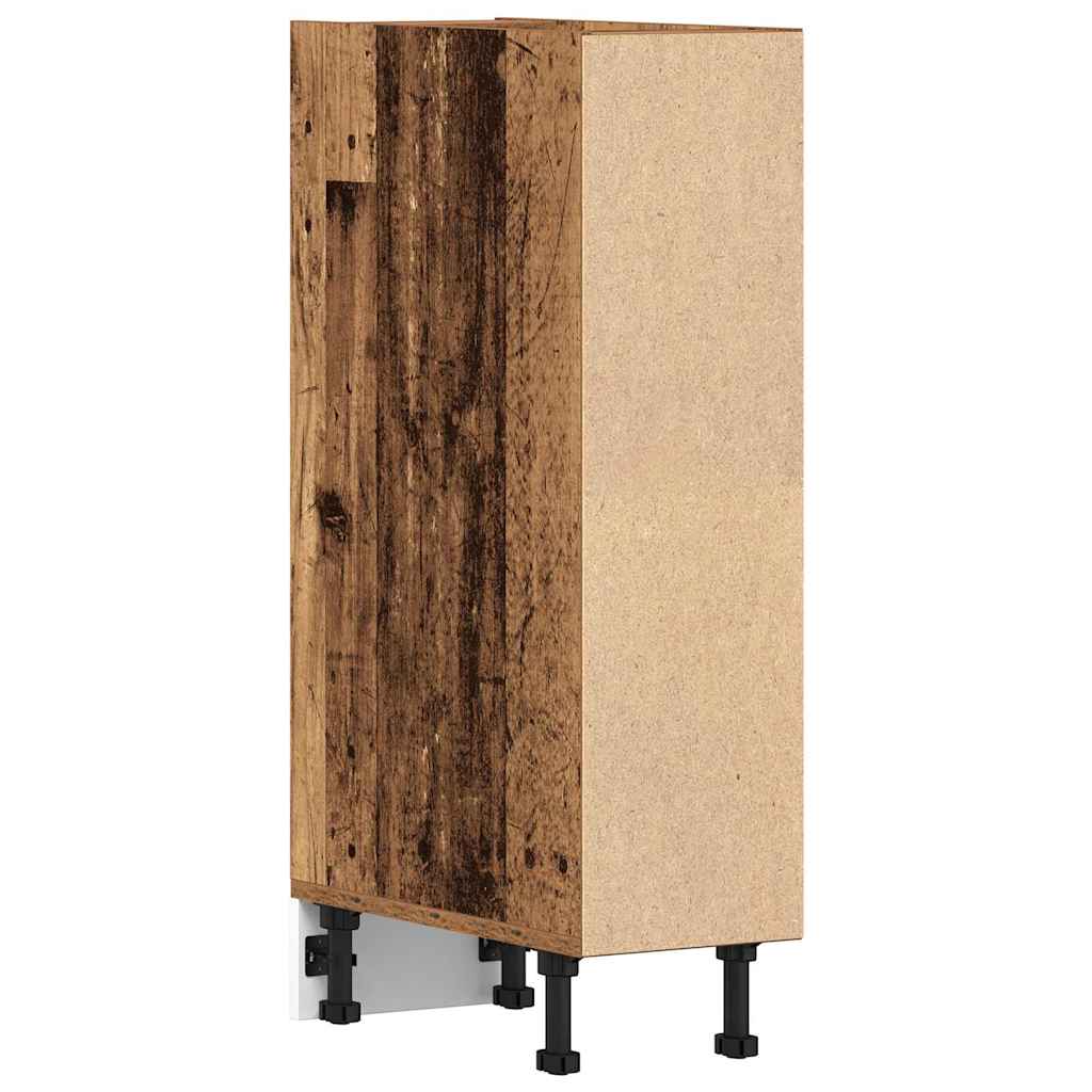 vidaXL Meuble bas aspect bois de récupération 20x44,5x81,5 cm, bois d'ingénierie