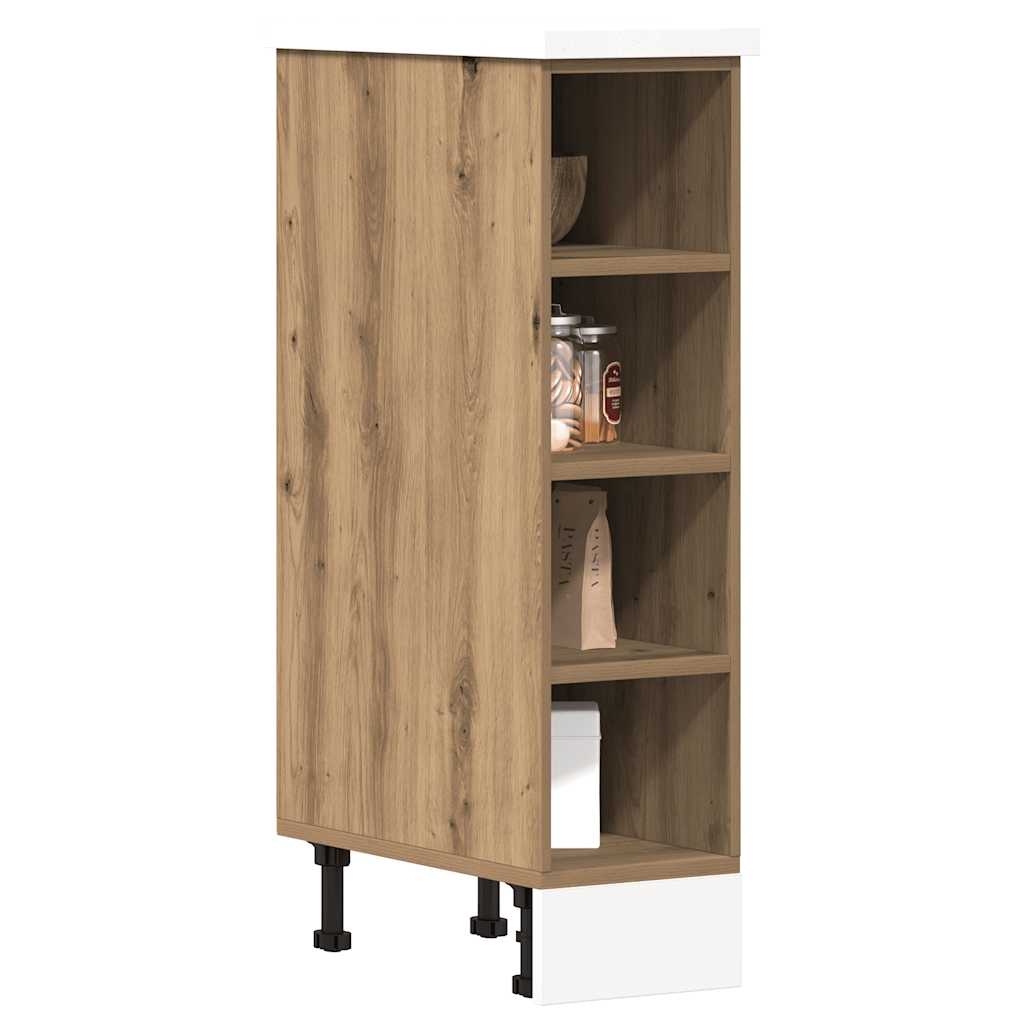 Unterschrank Riga Artisan-Eiche 20x44,5x81,5 cm Holzwerkstoff