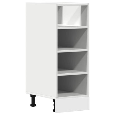 vidaXL Meuble sous-vasque Riga Blanc 30x44,5x81,5 cm Bois d'ingénierie