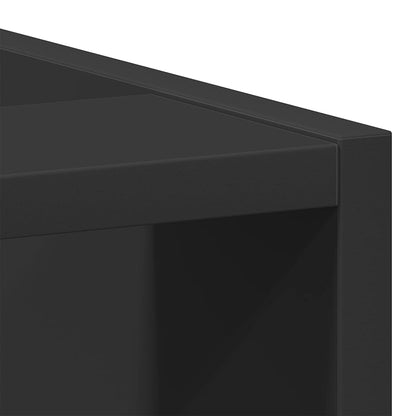 vidaXL Unterschrank Riga Schwarz 30x44,5x81,5 cm Holzwerkstoff