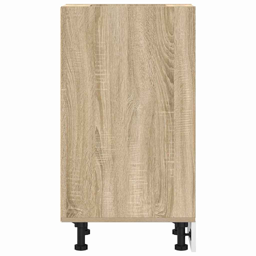 vidaXL Unterschrank Riga Sonoma-Eiche 30x44,5x81,5 cm Holzwerkstoff