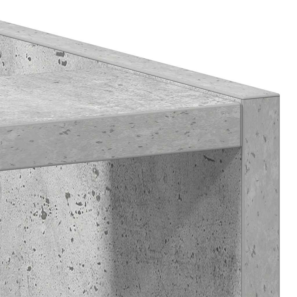 vidaXL Unterschrank Riga Betongrau 30x44,5x81,5 cm Holzwerkstoff