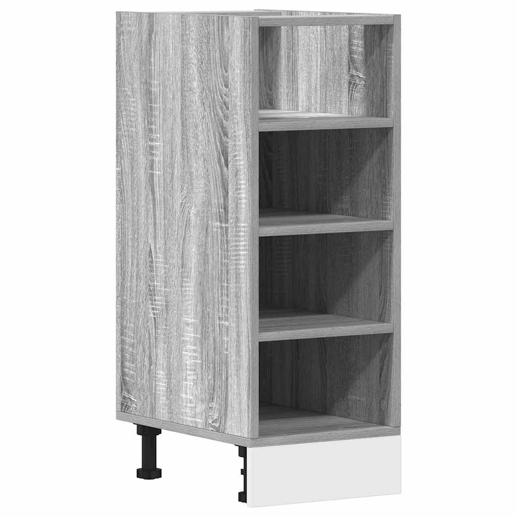 vidaXL Meuble bas Riga gris sonoma 30x44,5x81,5 cm, bois d'ingénierie